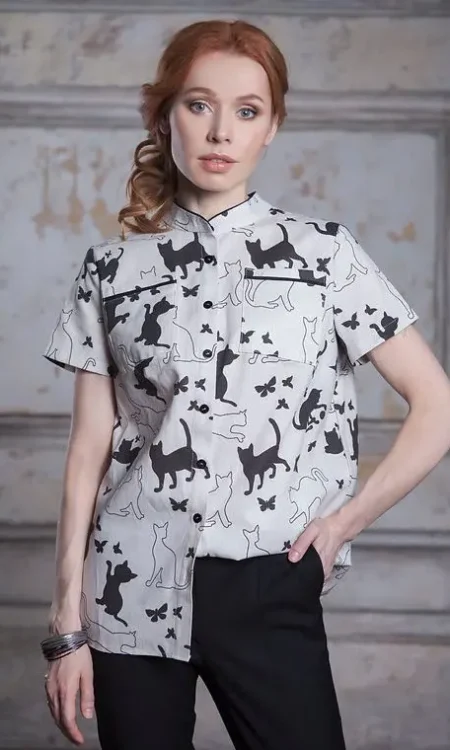 Рубашка Льняная CATS 8