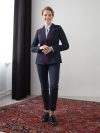 Пиджак женский Вечерний MANHATTAN с заплатками в английском стиле из итальянской шерсти
